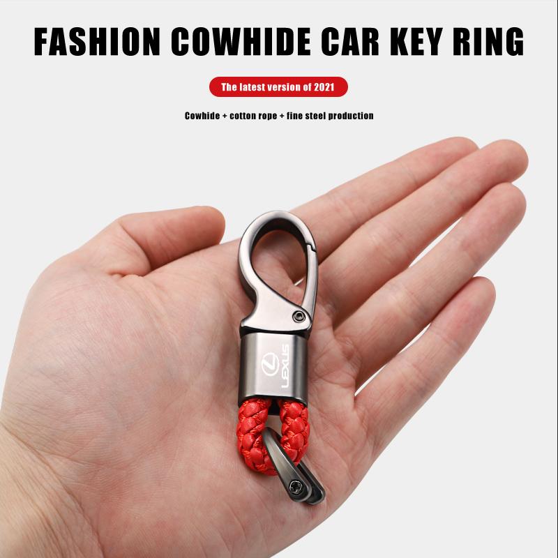 Car Dedicated KeyChain Ring Auto Logo Key Pendant Accessories For Lexus F SPORT ES RX NX LS UX LM LX GX LC RZ IS CT GS RC HS LBX