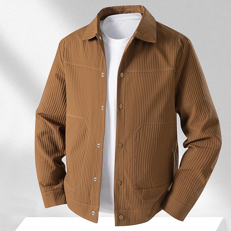 

FAPAI Men s Casual Lapel Jacket XL