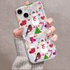 Winter Snowflakes Christmas Clear Phone Cover Case For iPhone 16 15 14 13 12 11 Pro Max 7 8 Plus X XR XS Airbag Anti-fall Cover