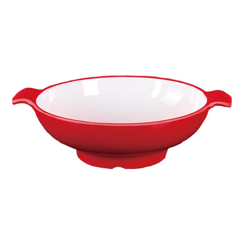 10.8-inch Melamine Double-Handle Serving Bowls (2-Pack)