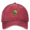 Mike Wazowski Monsters University Baseball Cap Outdoor Sport Yk Retro Hip Hop Hats Unisex Teens Fashion Sun Visors Baseball Cap