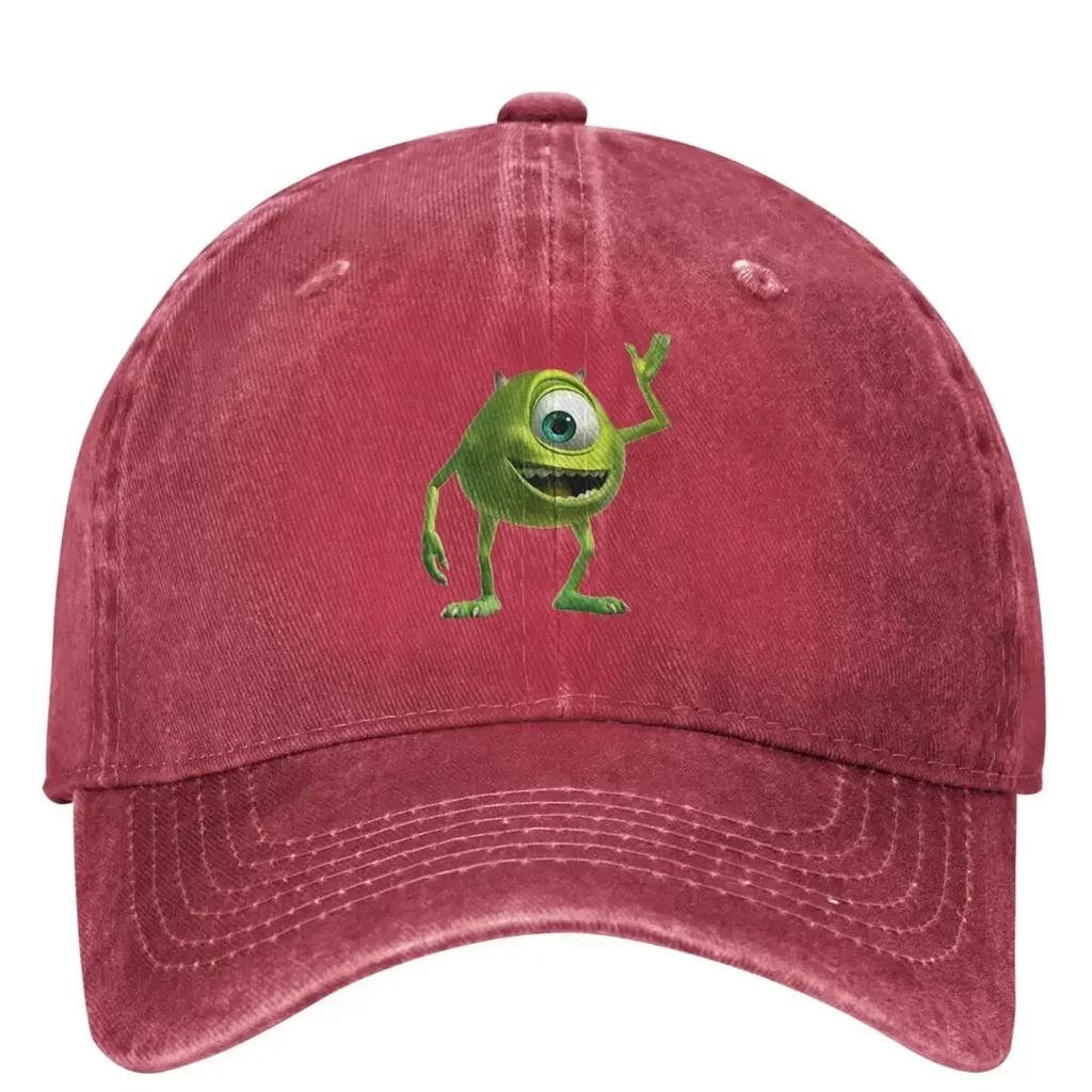 Mike Wazowski Monsters University Baseball Cap Outdoor Sport Yk Retro Hip Hop Hats Unisex Teens Fashion Sun Visors Baseball Cap