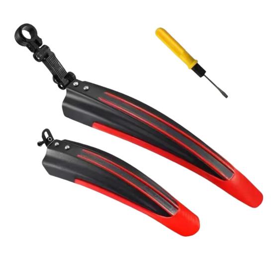 2 Pcs Bicycle Fender Adjustable Front And Rear Fenders Universal Bike Mud Guard Accessories for Mountain Road Bike