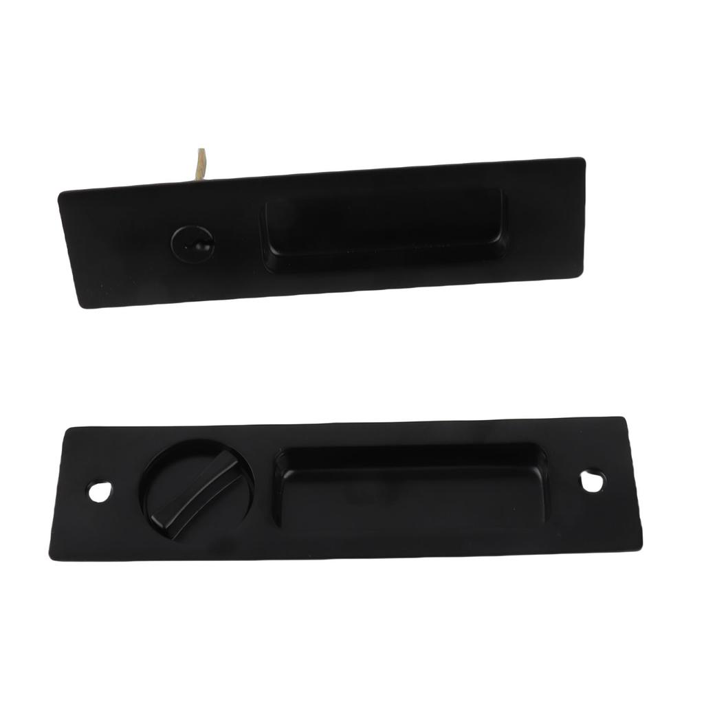 Sliding Door Mortise Lock with 2 Keys Zinc Alloy   Recessed Handle     for Wood Furniture Hardware