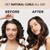 3Pcs Satin Tie-dye Lazy No-heat Curling Iron Artifact, No Hair Damage Hairdresser Cotton-filled Curling Iron Gift