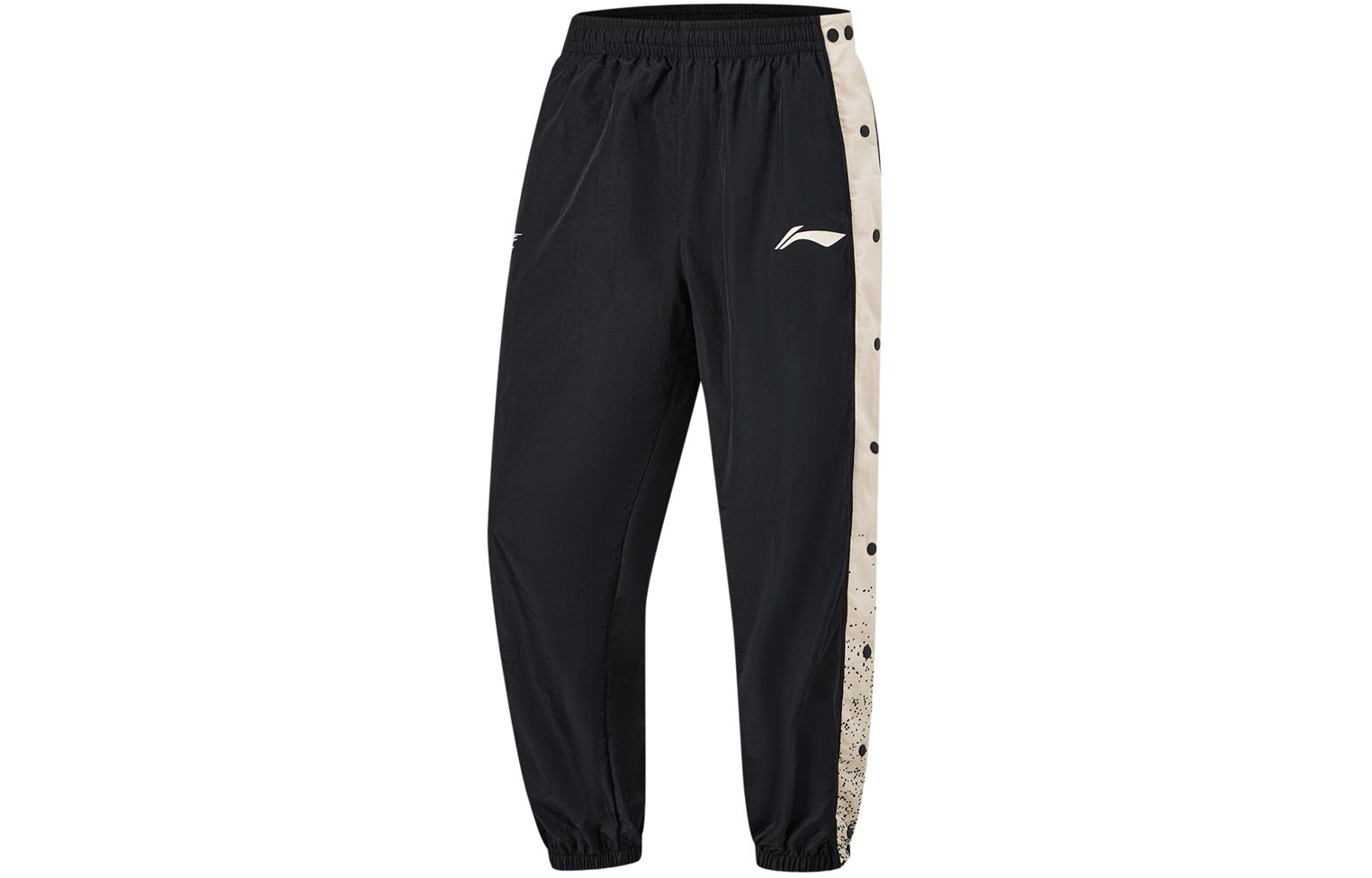 Li Ning CBA Knitted Sweatpants Men s Black AYKU711-1 L