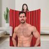 Henry Cavill Warm Blanket  Picnic Plush Throw Blanket Novelty Couch Bed Flannel Bedspread Sofa Bed Cover
