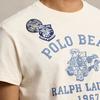 Polo Ralph Lauren Letter And Number Print Crew Neck Short Sleeve T-Shirt Men Tops Washed-White MNPOTSH1N822063-100