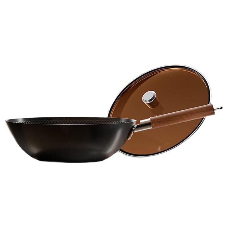 DUMIK Jitie 2nd Gen Titanium-Iron Non-Stick Wok