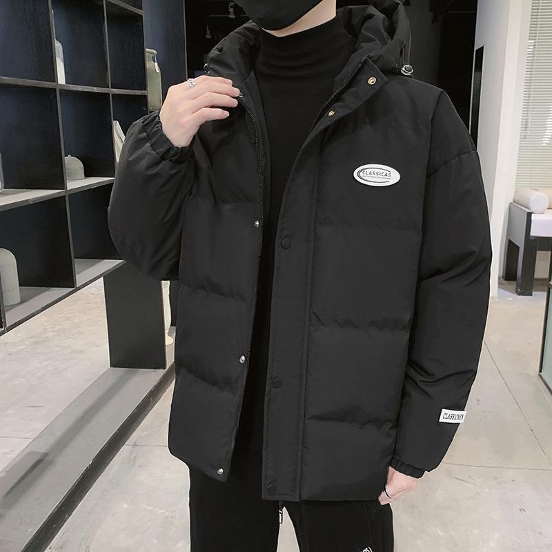 Bavlněný kabát Pánský kabát Chlebník Jednobarevný kabát Volné ležérní oblečení