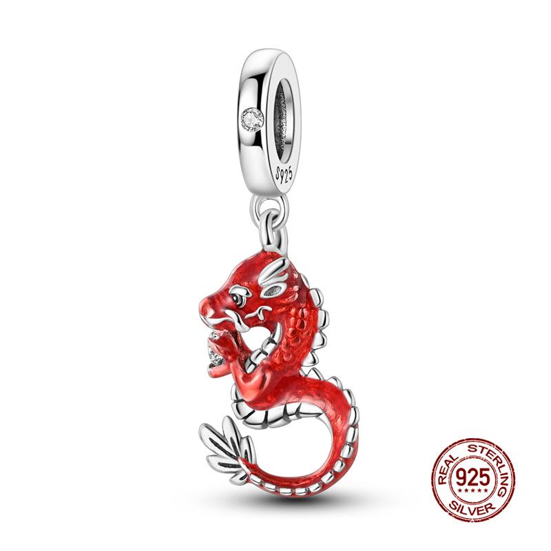 New In Charm Copper Lucky God Of Wealth Charms Beads Fit 3Mm Original Bracelet Necklace Women Diy Fine Jewelry Gift