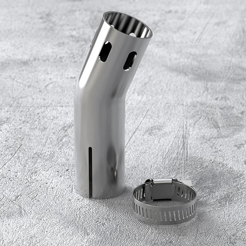 Motorcycle Exhaust Defcorative Exhaust Elbow Pipe Decorative Protection Pipe Rear Section Elbow Tail Pipe Exhaust Tips for Car