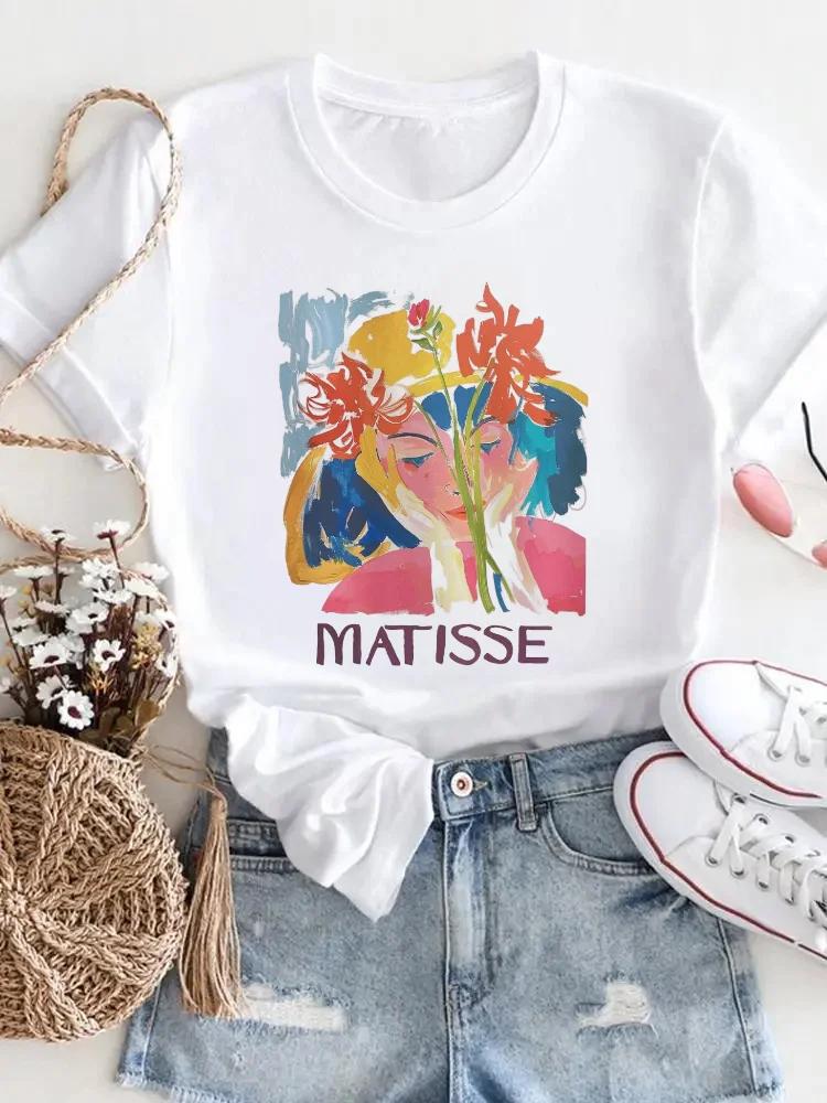 Camiseta de Verano de Manga Corta con Estampado Casual de Moda para Mujer con Patrón de Fruta de Limón, Ropa de Moda con Cuello Redondo de Tejido de Poliéster