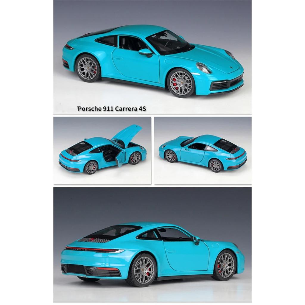 Welly 1/24 Porsche 911 Carrera 4S Alloy Car Model Diecasts & Toy Vehicles Collect Car Toy Boy Birthday Gifts