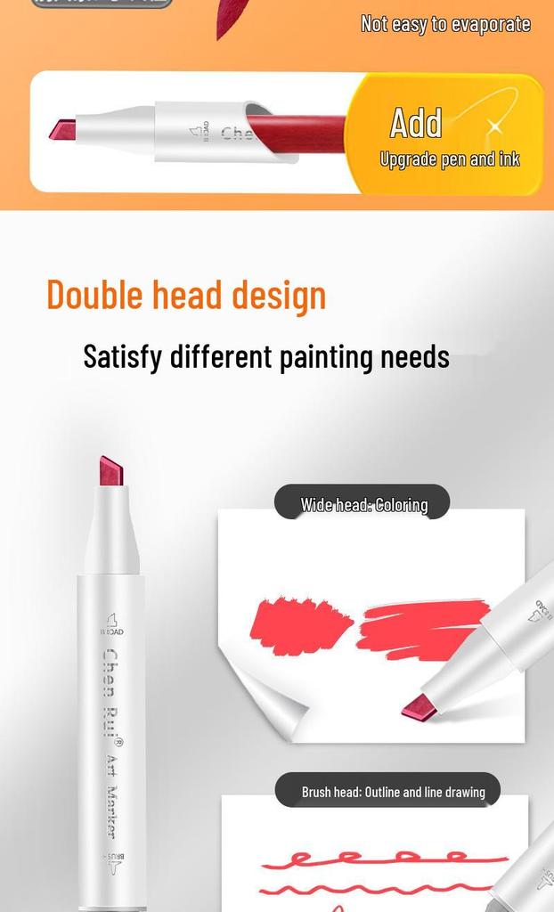 48-Color Anime Art Brush Markers - Fade-Resistant, Layerable Watercolor Set