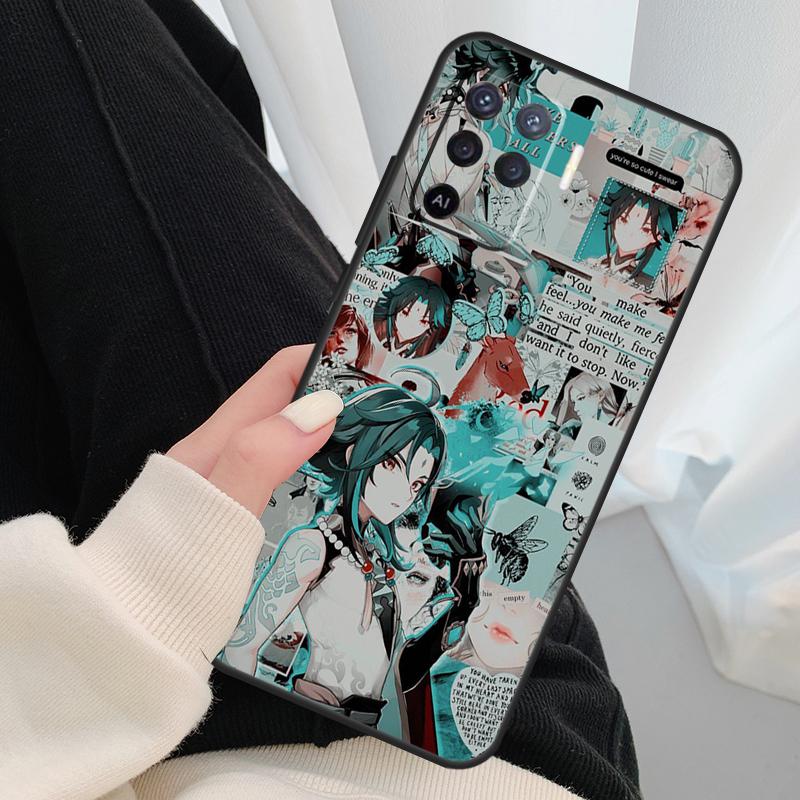 

Genshin Impact Aesthetics Case For Oppo A40 A60 A80 A5 Pro A15 A16 A17 A57 A77 A94 A74 A54 A76 A96 A18 A38 A58 A78 A98 OPPO A91