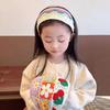 Crochet Knitted Kids Headband Colorful Children Hair Band Sweet Wide Hair Hoop  Daily