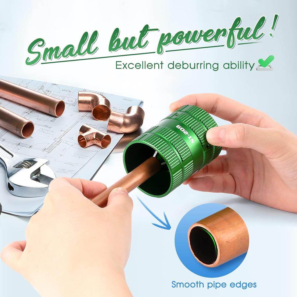 1pcs Pipe Reamer Tool Deburring Tool For Copper PVC Pipe Cleaner Tubing and Pipe Reamer