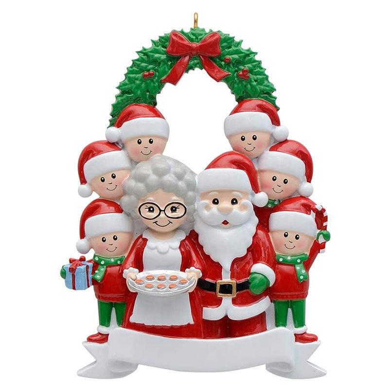 

DIY Write Name Personalized Resin Reindeer Family 2022 Christmas Decorations for Home Xmas Tree Hanging Pendants New Year 2023