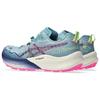 Asics Fuji Speed 2 Gris Blue Pink Women Sneakers Black 1012B515-400