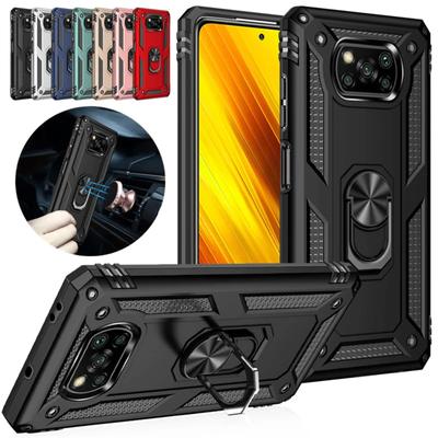 Per Xiaomi Poco X3 Pro Custodia Armor Antiurto Coque Per PocoX3 Poko Little X3 X 3 Pro NFC X3Pro Supporto Anello Magnetico Supporto Cover