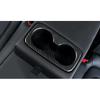 For Hyundai Santa Cruz 2022-2025 Carbon Fiber Rear Armrest Water Cup Panel Trim
