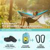 270cm Outdoor Camping Hammock Nylon Parachute Fabric Single Person Portable Hanging Bed Camping Hiking Garden Hammock
