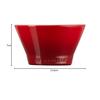 Le Creuset Neo Bowl (Medium), Cherry Red, Heat and Cold Resistant, Microwave and Oven Safe [Official Japanese Product]