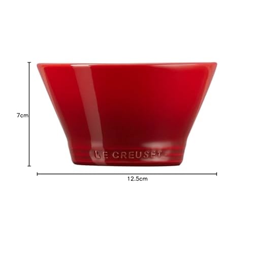 Le Creuset Neo Bowl (Medium), Cherry Red, Heat and Cold Resistant, Microwave and Oven Safe [Official Japanese Product]