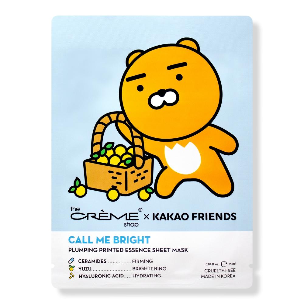 

The Cr me Shop Ryan Call Me Bright Тканевая маска с эссенцией и принтом, 1 карат