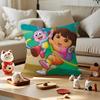 Cushion Cover Car Throw Pillow Case For Sofa Car Christmas Gift Anime Cute D-Dora