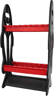 FINE JAPAN Rod Stand RS-8122 RD Black X Red 44cm X 25cm X 80cm