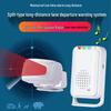 Alarme de Sensor Infravermelho para Garagem de Villa e Campainha para Alertas no Quintal.