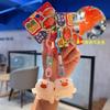Roast Pig Car Key Pendant Uv Sensitivity Bag Hanging Decoration  Backpack