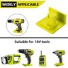 5-20 ks Nástěnný úložný stojan na stroje pro držák baterií Ryobi 18V Lithium Heavy Duty Závěs na elektrické nářadí do dílny a garáže