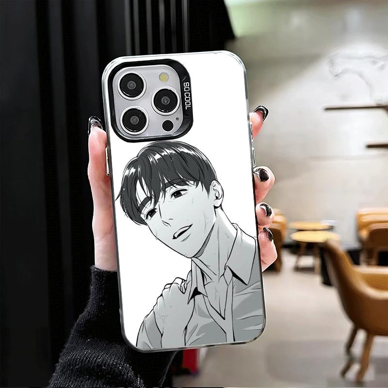 B-J A-Alex Anime Soft Phone Case for iPhone 15 16 17 Pro Max 17Air 16E 14 Plus 13 12 Mini Shockproof Cover Back Shell