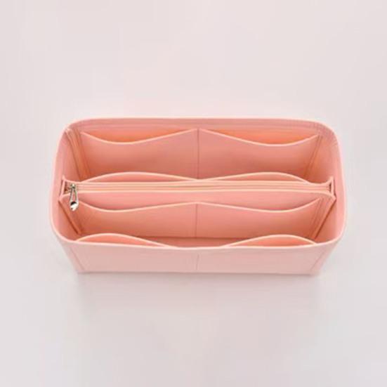 Tote Bag Insert Organizer Felt Insert with Multiple Pockets Makeup Phones Keys Organizer Protector for Tote Bag Interior Use