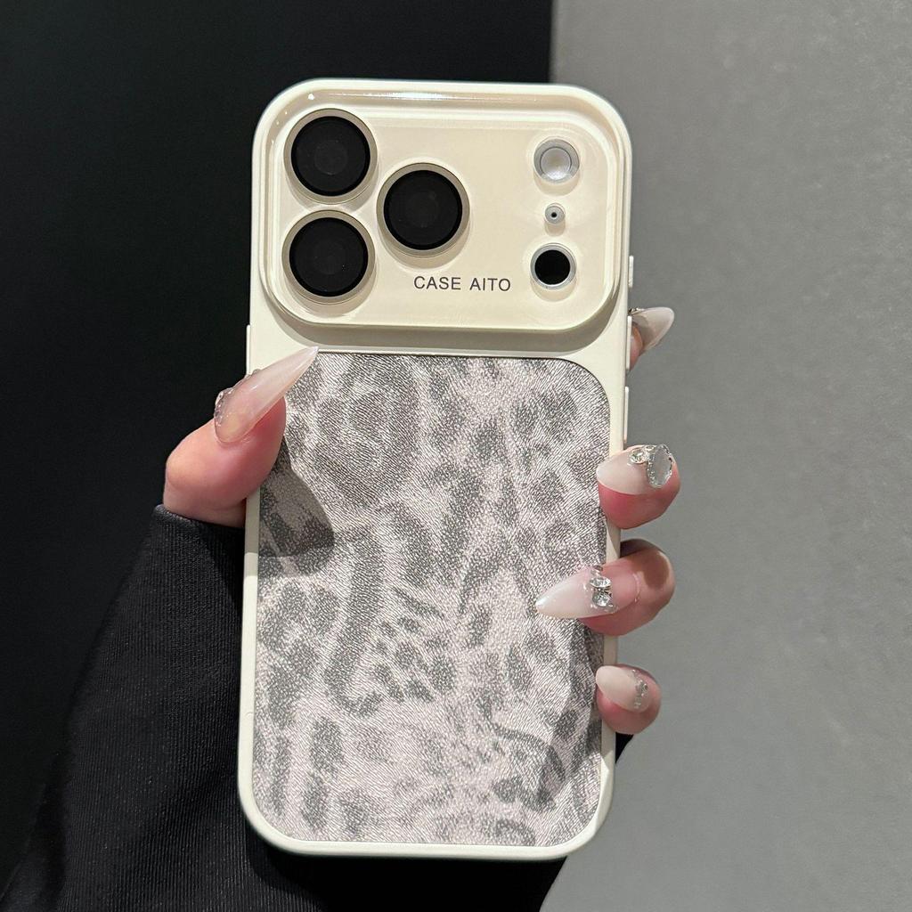 Leopard Print Skin for iPhone 17 Pro Max - Compatible with Apple 16 Drop-Proof Case