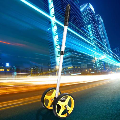 Road Measure, Distance Measuring Device, Dual Wheel Measuring Wheel, High Accuracy Ergonomic Distance Measuring Wheel, 9999m