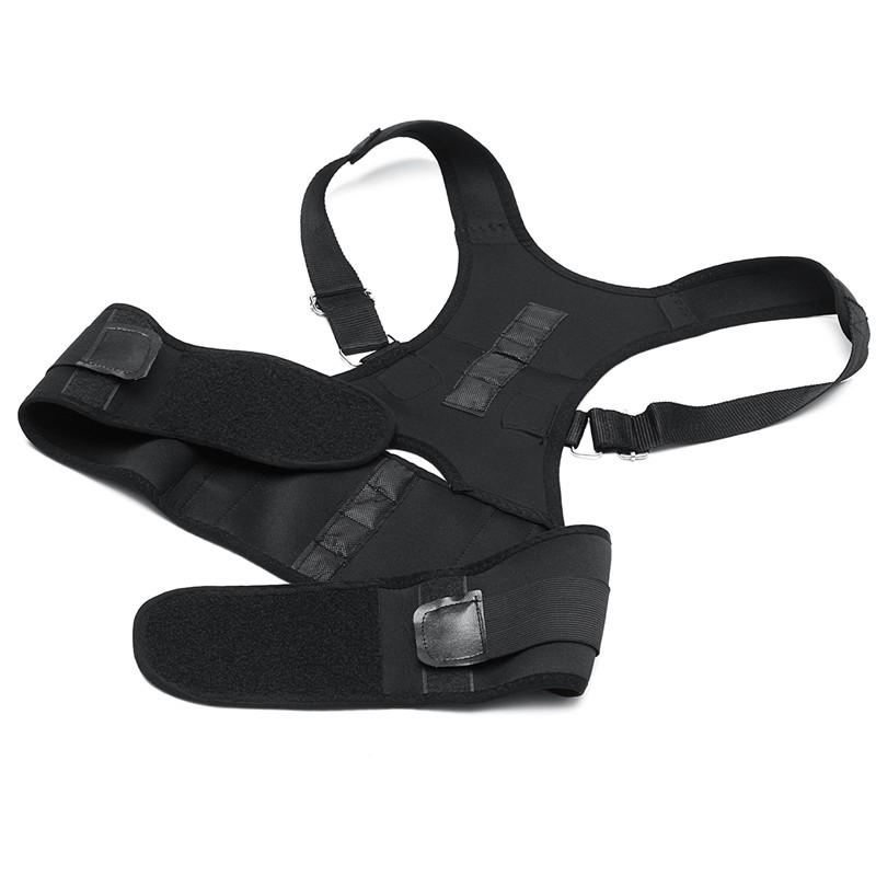 Therapy Posture Corrector Brace Magnetic Shoulder Back Support Belt for Women/Men Braces And Supports Belt Shoulder Black