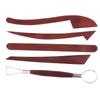 23 Pcs Pottery Tool Set Multipurpose Soft Clay Silicone Wood Auxiliary Carving Supplies
