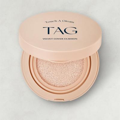 Velvet Cover Cushion 15G Pale Light