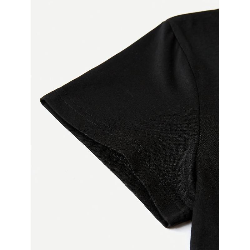 European Size Women'S "We Bare Bears" Graphic Tee - Cute Cartoon Bear Design, Short Sleeve Crew Neck, Casual & Fashionable, All-Season Comfort