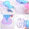 Kids Bubble Gun, Automatic Soap Bubble Machine, Bubble Blower 2 Kinds of Bubble Shapes, Summer Bubble Game for Kids Beach Pool Garden