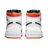 Air Jordan 1 Retro High OG Electro Orange Unisex Sneakers White Black 555088-180