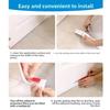 Soft TPE Door Draught Excluder Waterproof Wind Proof Door Bottom Sealing Strip 100cm Noise-isolation Sound Insulation Tape