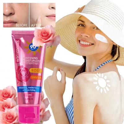 BB Cream with Sunscreen Multi Effect Repair Rose Fragrance High Protection Moisturizing Oil Control Concealer
