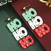 Luxury Imitation Pearls Santa Stud Earring for Women Cute Cartoon Rhinestone Elk Christmas Tree Earring New Year Holiday Jewelry