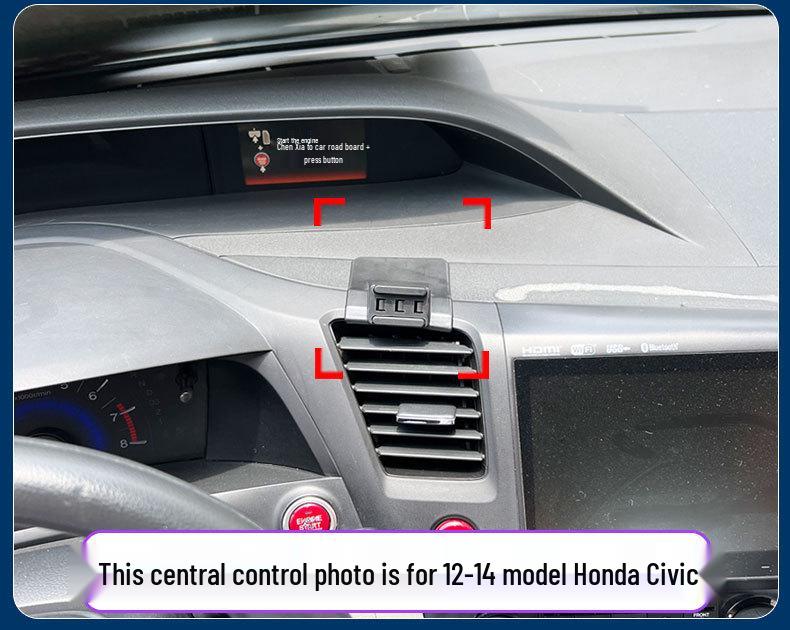 Kompatibilní držák telefonu pro Honda Civic (2016–2023) 9., 10., 11. generace – Držák navigace.