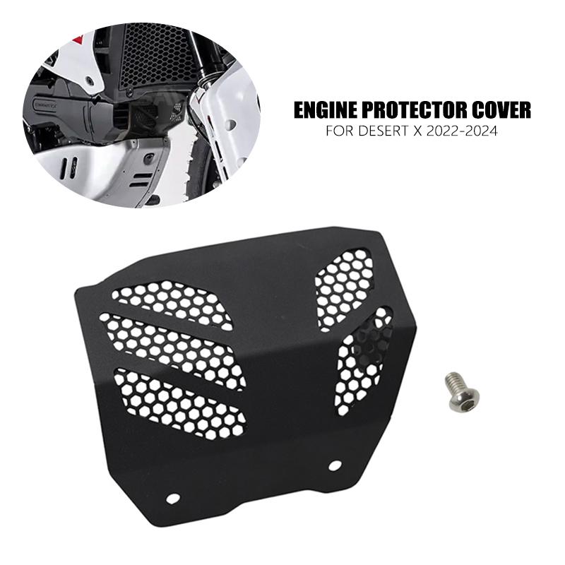 Motorcycle Engine Guard Protector Exhaust Shield Protection Cover Chassis Shroud For Ducati DesertX Desert X 2022 2023 2024